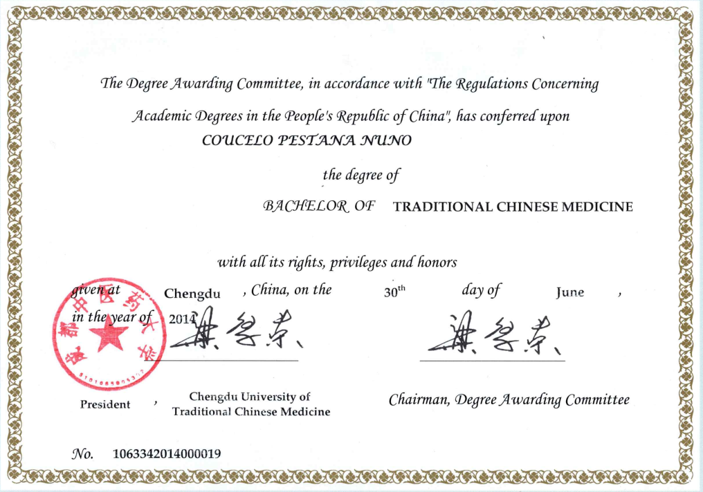BSc Traditional Chinese Medicine — Chengdu University of TCM
